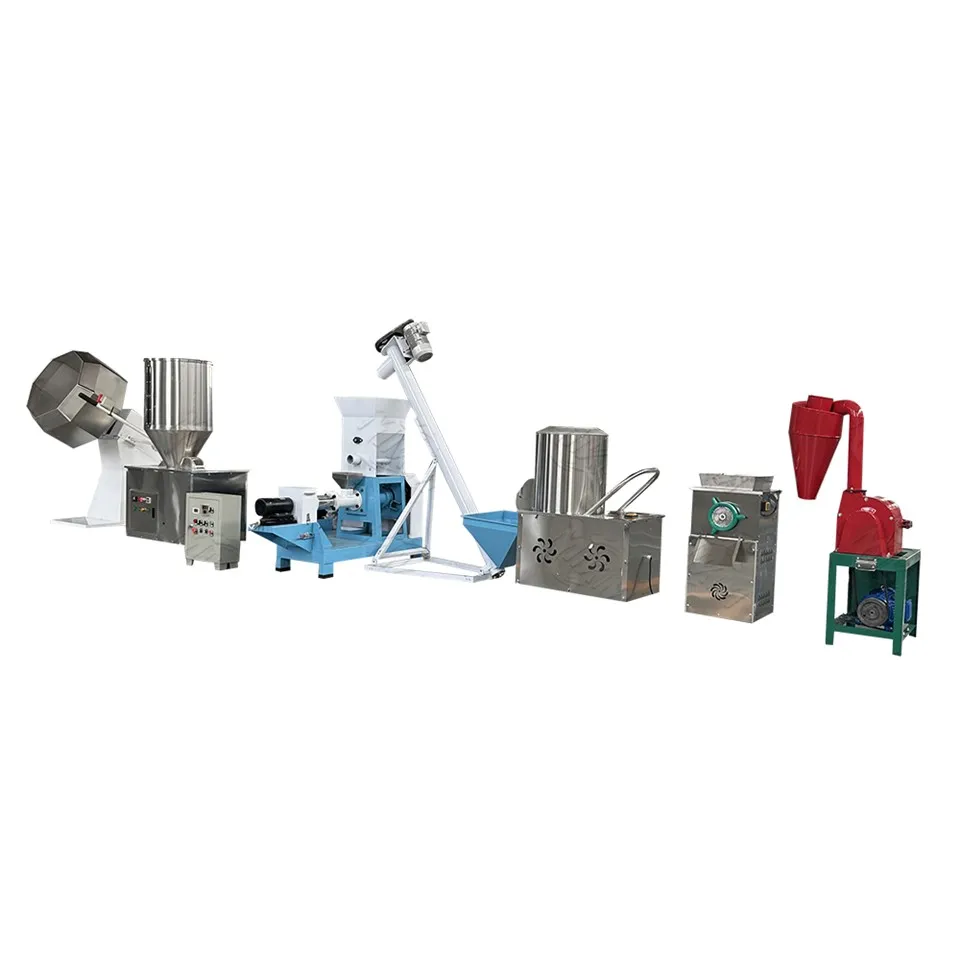 Linja ta 'produzzjoni tal-pellet tal-ħut u tal-gambli